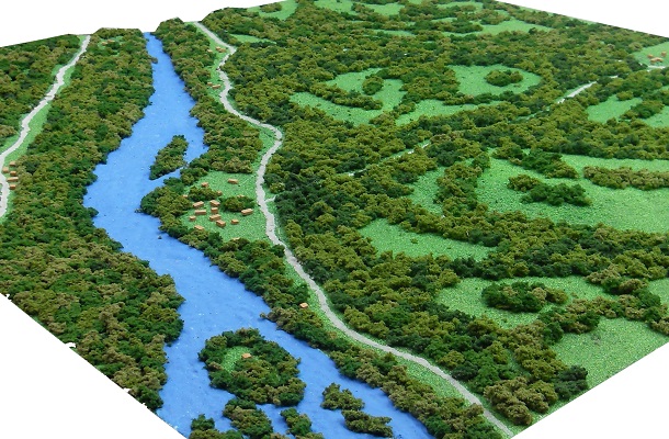modello plastico ambientale territoriale geografico