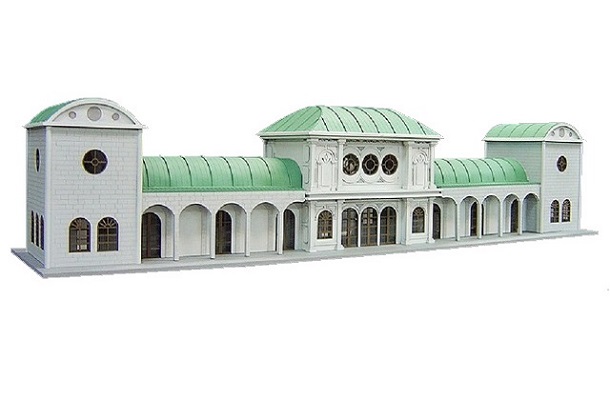 modello plastico architettonico storico