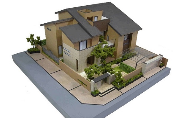 modello plastico residenziale casa